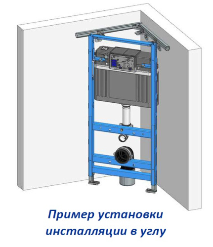 WALLBOX комплект крепления модуля инсталляции в углу